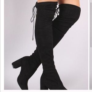 Chinese Laundry thigh high suede boots